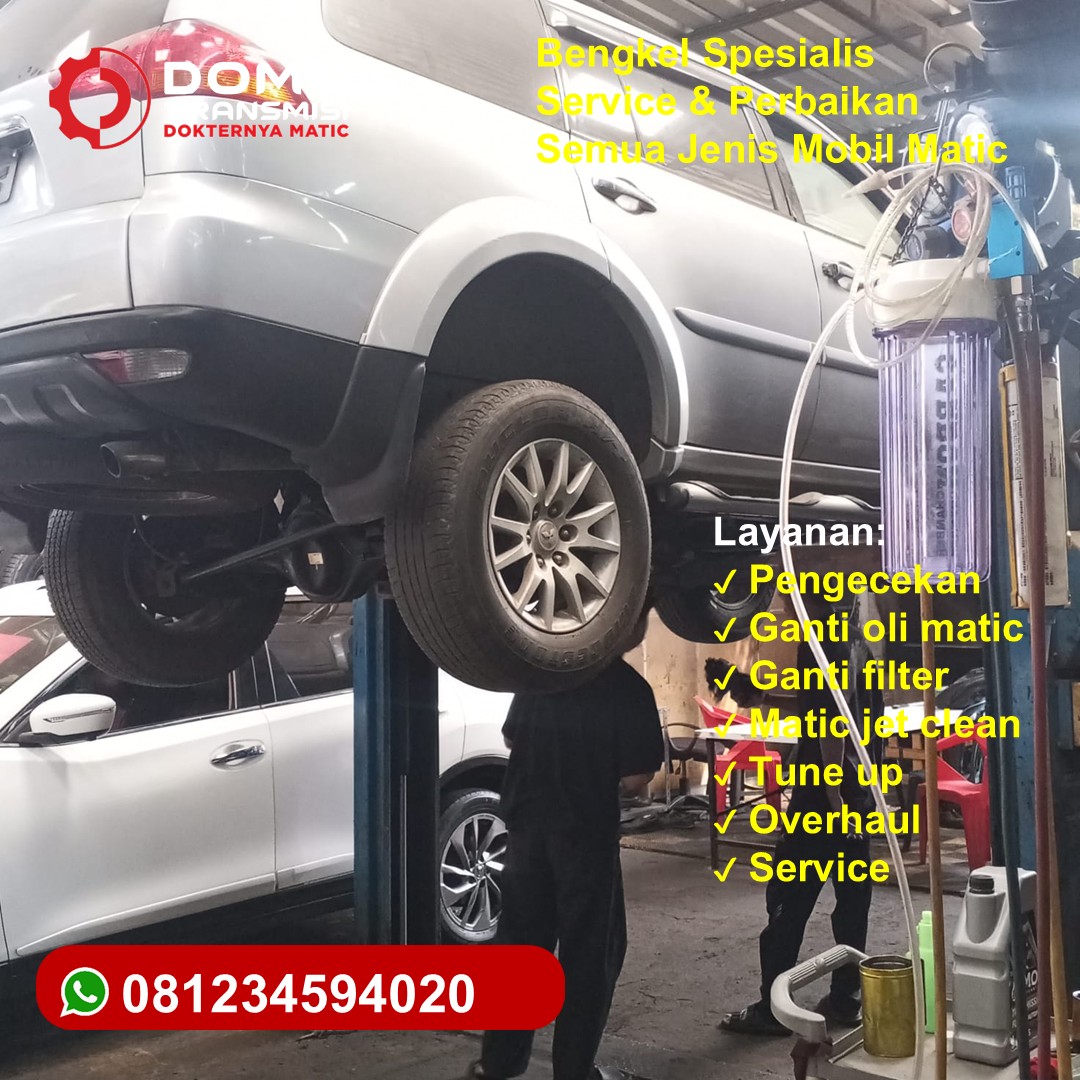 Rawat Mesin di Bengkel Ganti Oli Mobil Matic Jakarta Handal