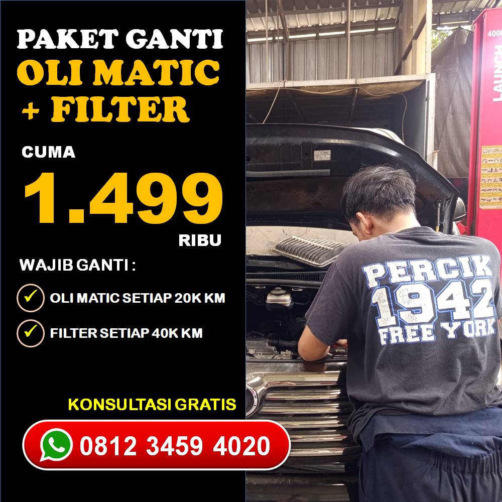 Booking Jasa Ganti Oli Transmisi Matic Jakarta Cepat dan Halus