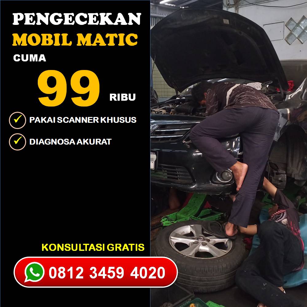 Cek Kondisi Transmisi Di Bengkel Mobil Wuling Almaz Matic Jakarta