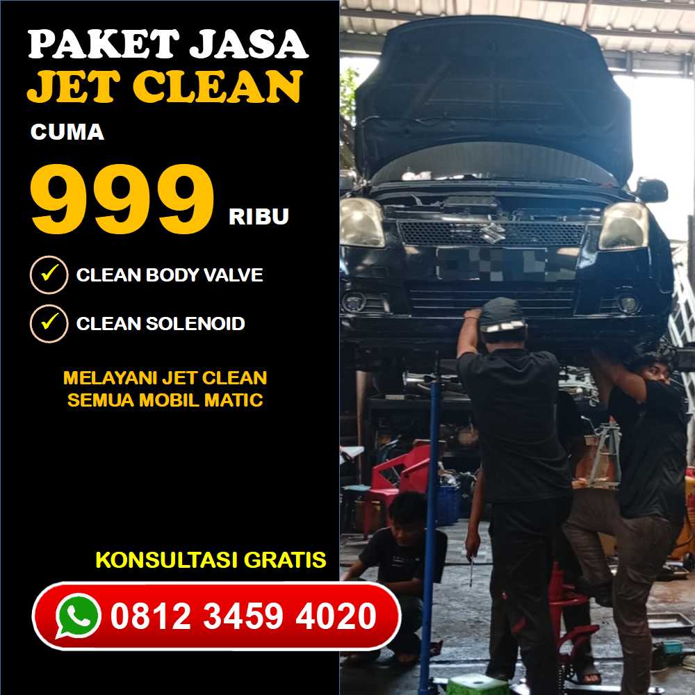 Layanan Canggih Matic Jet Clean Terbaik Bengkel Suzuki Jakarta Pusat