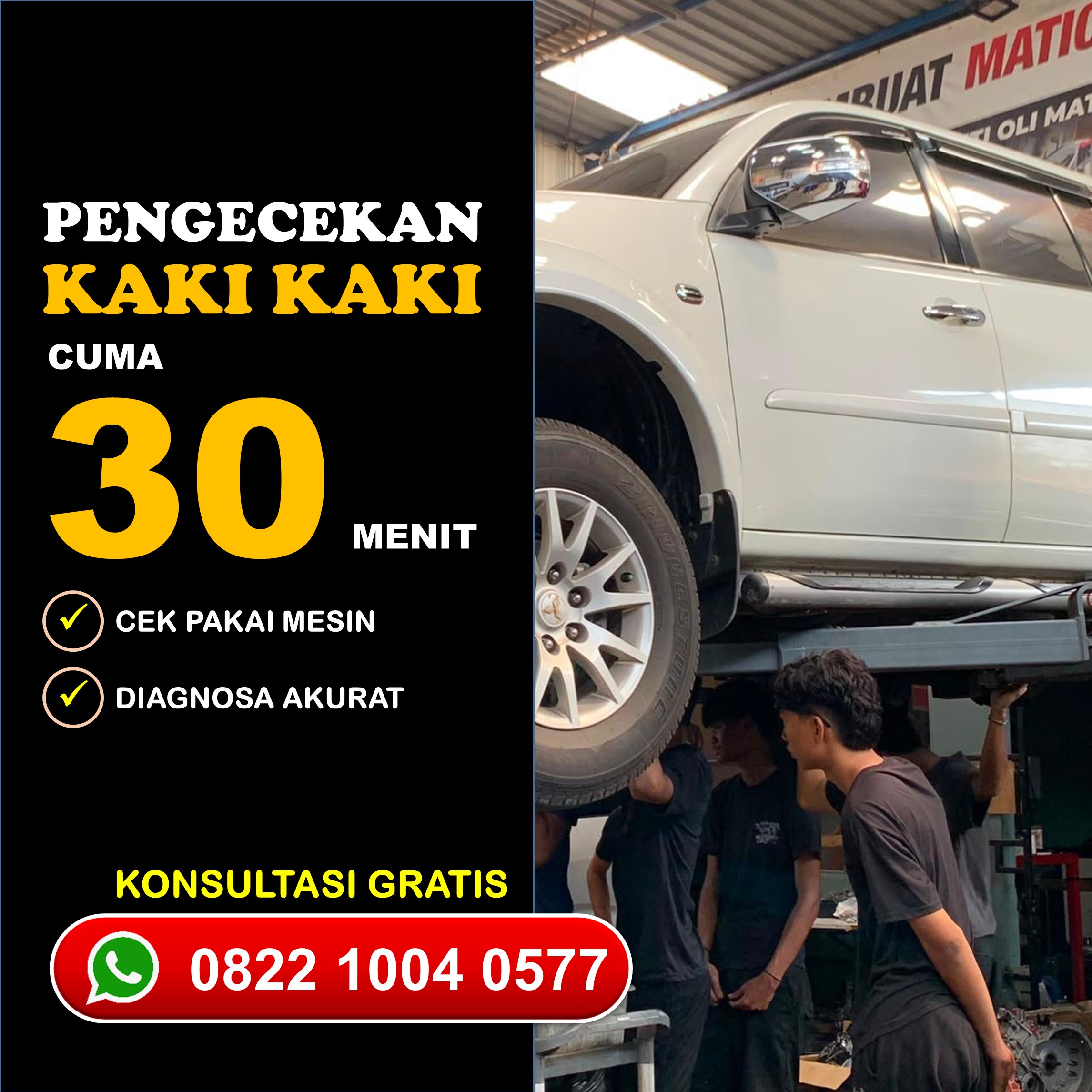Perbaikan Cepat Bengkel Kaki Kaki Mobil Matic Bandung Handling Mantap