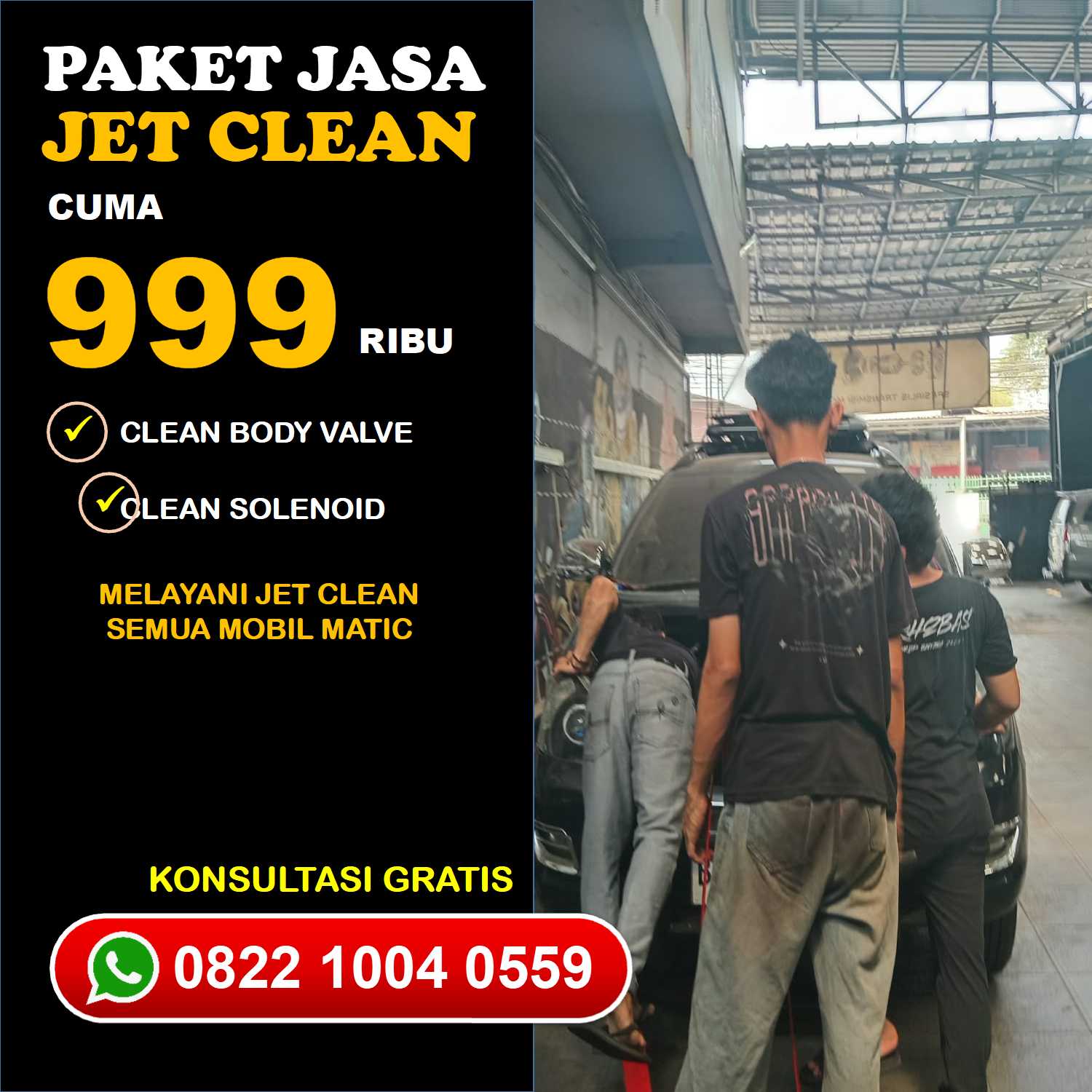 Tarikan Enteng Bengkel Spesialis Mobil Datsun Matic Tangerang Selatan Hemat