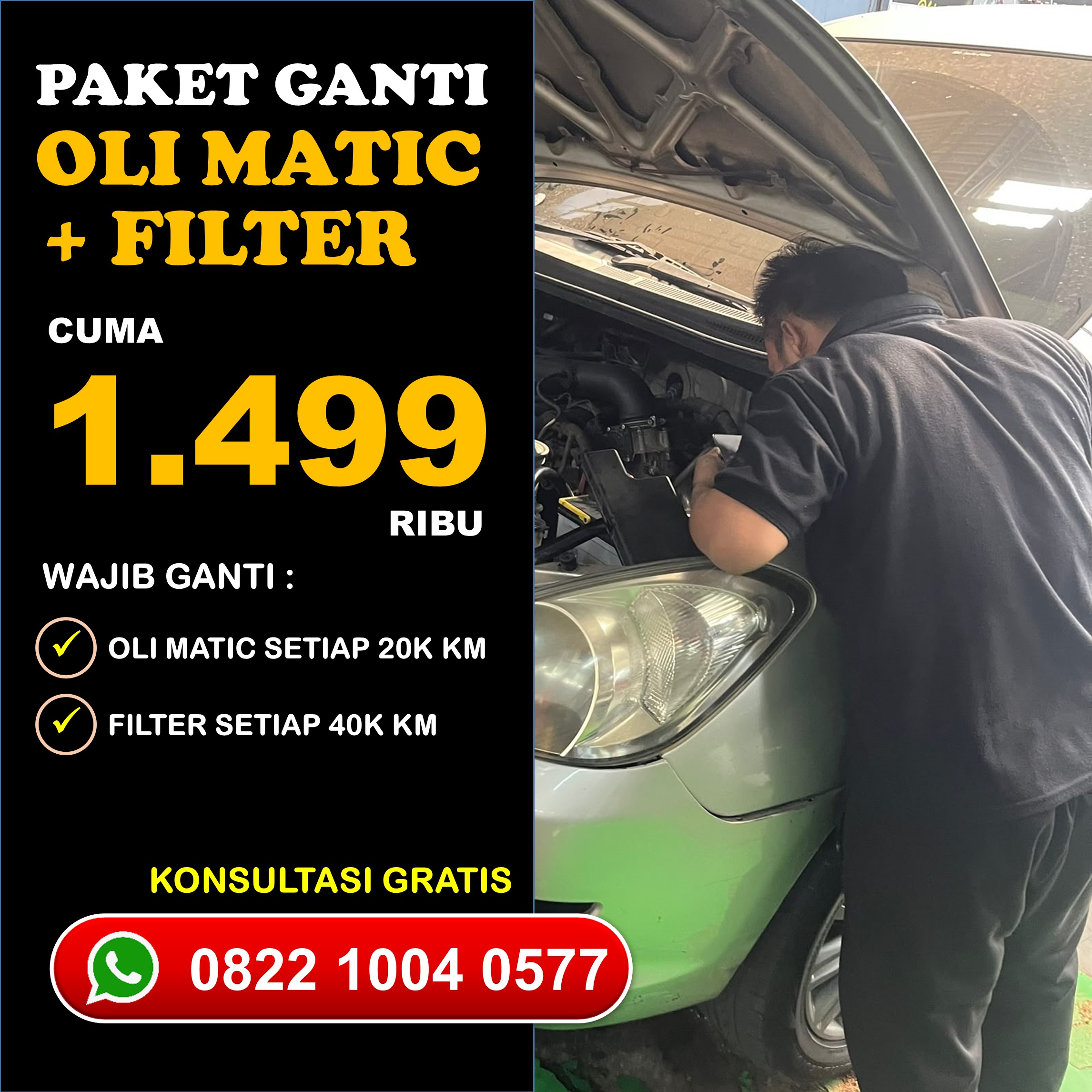 Jasa Servis Bengkel Mobil Honda Matic Bandung Servis Bergaransi