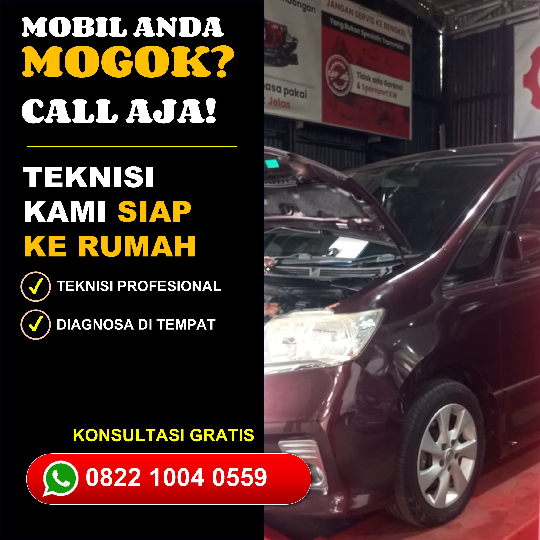 Mekanika Bengkel Mobil Chevrolet Matic Tangerang Selatan Cepat