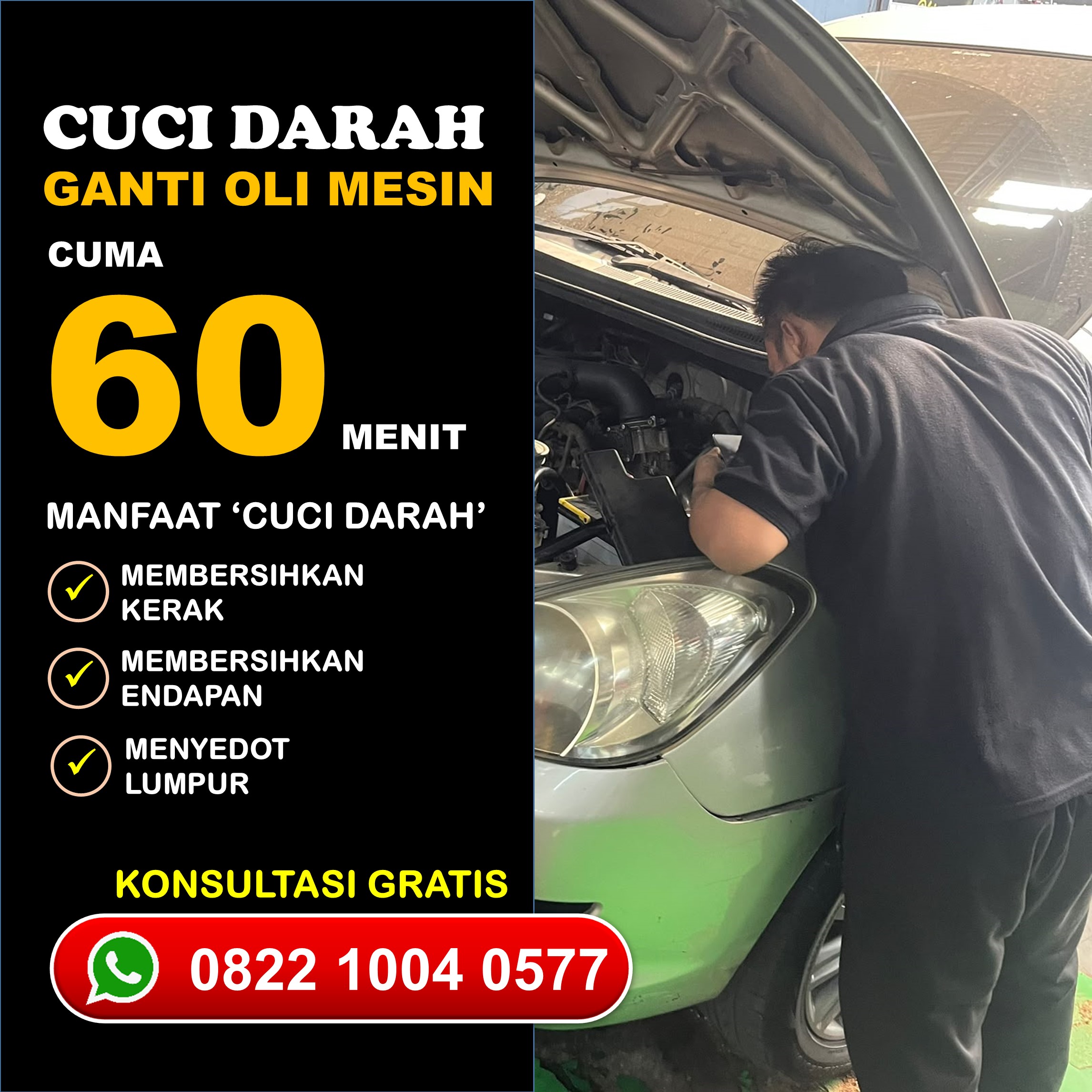 Hasil Mantul Bengkel Mobil Mitsubishi Matic Bandung Jempolan