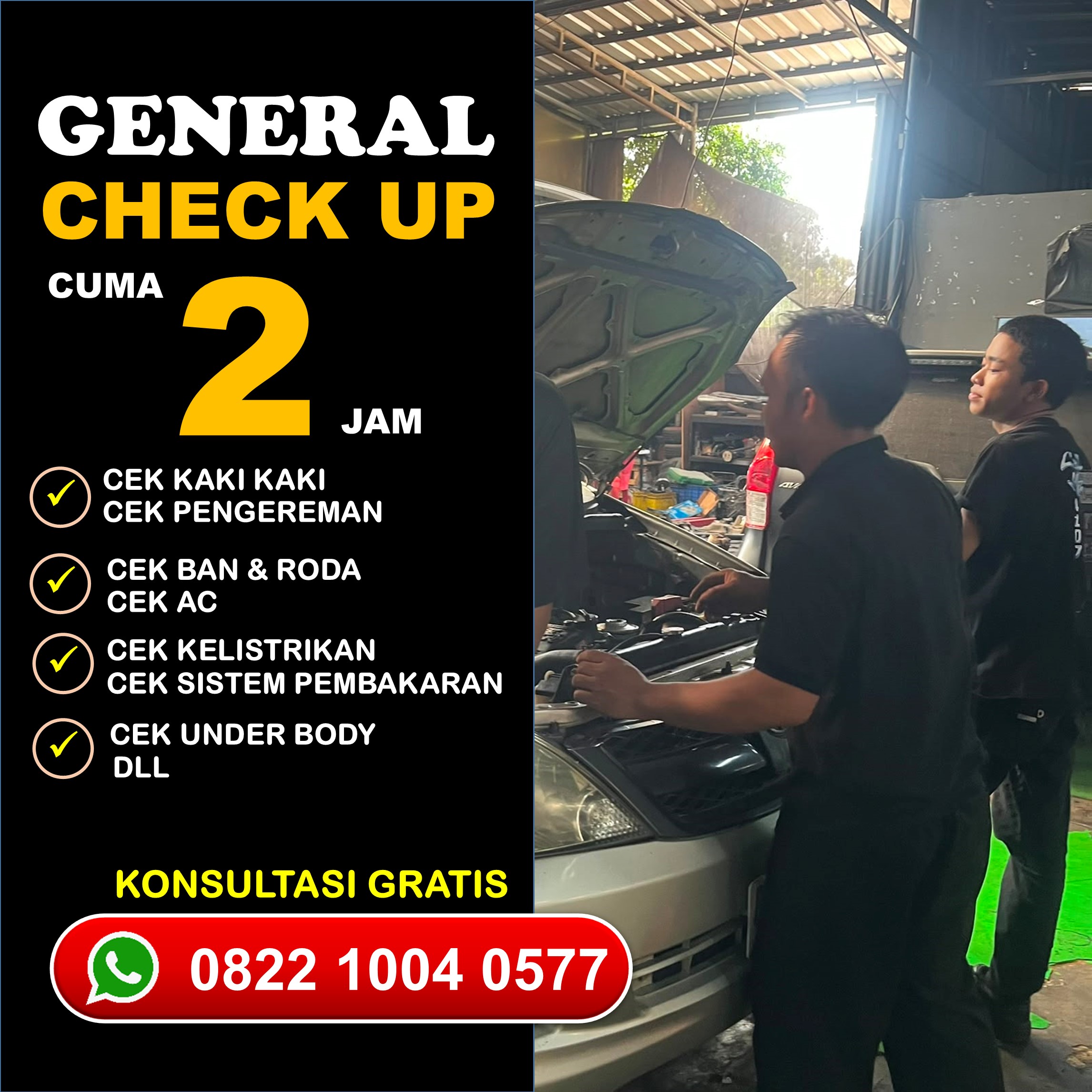 Layanan Ramah Bengkel Mobil Kia Matic Bandung Puas Sesuai Harapan