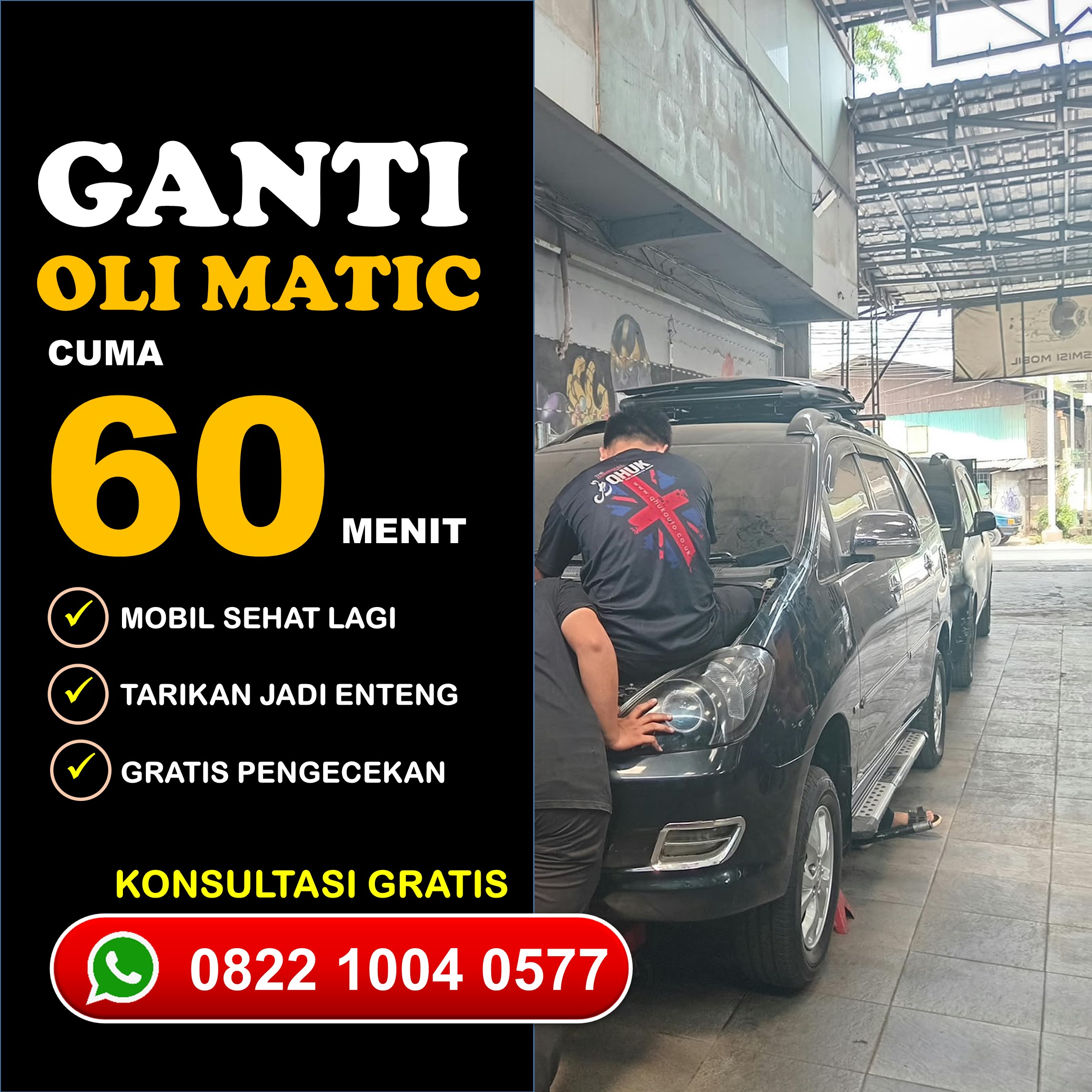 Performa Naik Bengkel Mobil Subaru Matic Bandung Mantap Banget